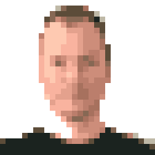 8-bit portrait of Mark Shervey